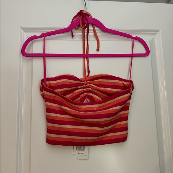 NWT L*Space Paloma Striped Crop Top in Size Small - Picture 9 of 9